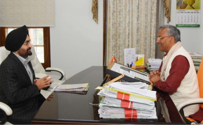 चेयरमैन एनएचएआई एस. एस. संधू ने की मुख्यमंत्री से मुलाकात