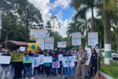 स्वच्छ भारत अभियान के तहत एनएसएस ग्राफिक एरा डीम्ड विश्वविद्यालय के छात्र- छात्राओ ने दिया स्वच्छता का संदेश