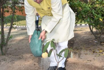 सीएम धामी ने किया मुख्यमंत्री आवास परिसर में बुरांश के पौधे का रोपण 