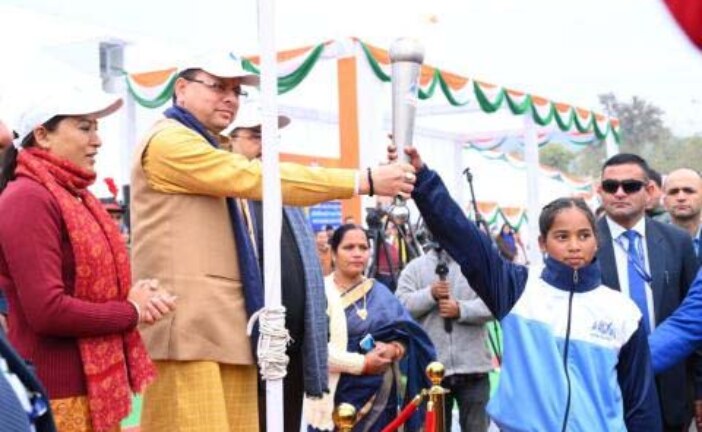मुख्यमंत्री धामी ने किया महाराणा प्रताप स्पोर्ट्स कॉलेज, रायपुरमें राज्य स्तरीय खेल महाकुंभ-2022 का शुभारंभ 