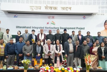 मुख्यमंत्री श्री पुष्कर सिंह धामी ने  उद्यान विभाग द्वारा संचालित की जा रही जायका परियोजना का शुभारम्भ किया