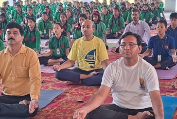 केंद्रीय विद्यालय भारतीय सैन्य अकादमी में धूमधाम से मनाया गया 9वां अंतर्राष्ट्रीय योग दिवस