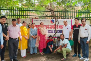 मानवाधिकार संगठन ने राजेंद्र नगर पार्क में किया पौधारोपण