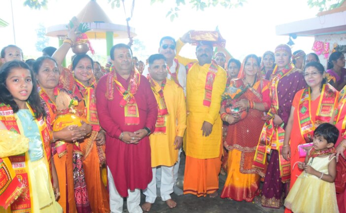 हरीपुर नायक मे देवी भागवत का आयोजन