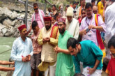 मुख्य रावल ने मां गंगा व भगवान रघुनाथ से मंगलमय यात्रा की प्रार्थना